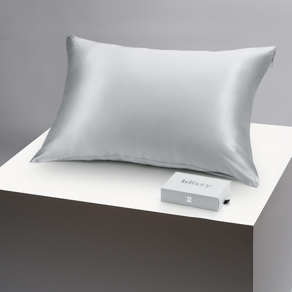 Blissy Silver Pillowcase