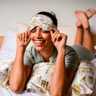 Blissy Sleep Mask Lifestyle