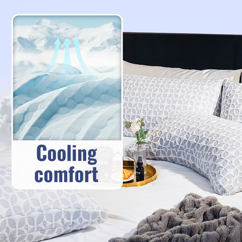 Cooling pillow stops overheating