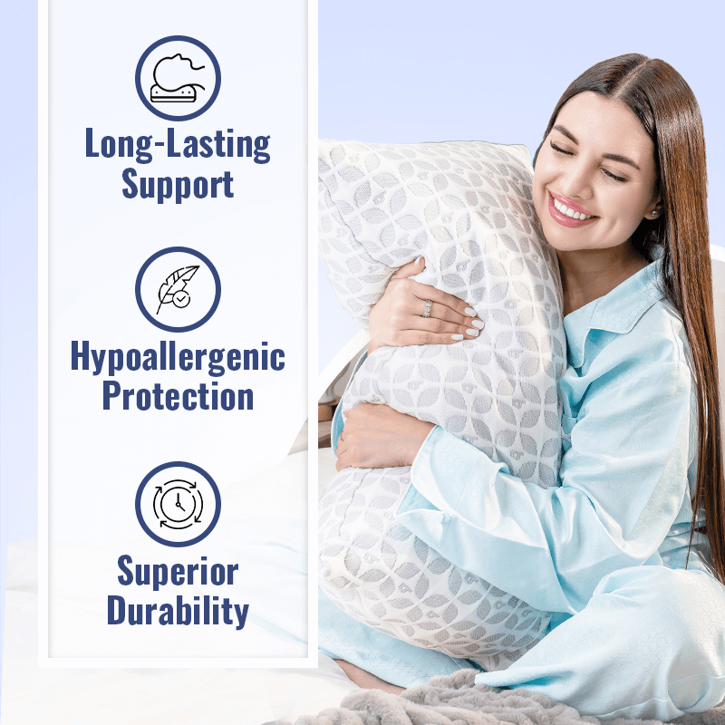 Premium memory foam for years of healthy sleep