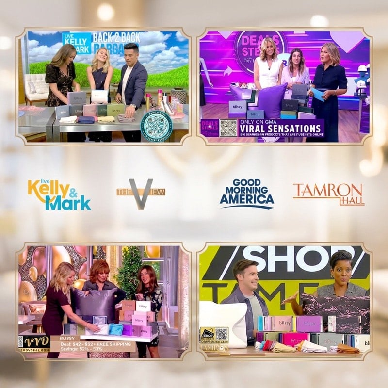 Blissy on morning shows