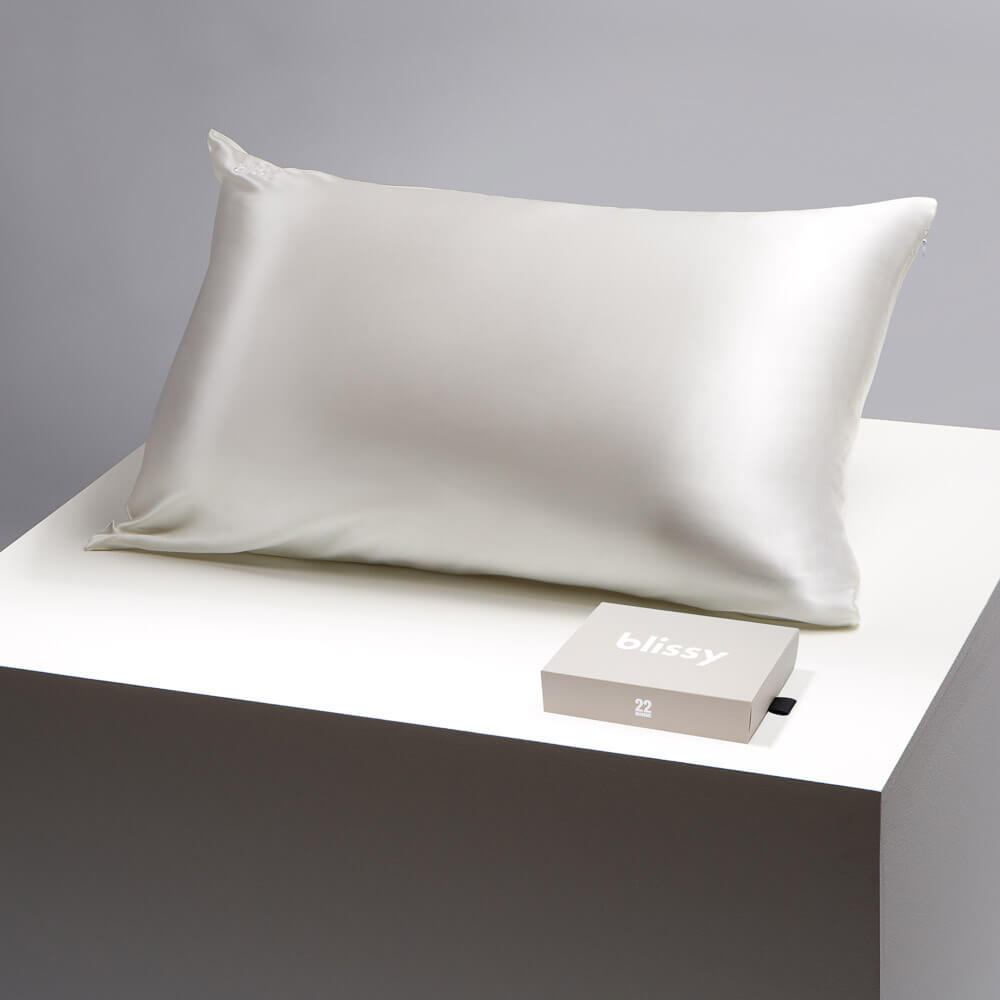 Blissy White Pillowcase