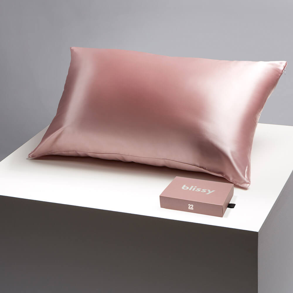 Blissy Pink Silk Pillowcase — Labor Day Sale 55% Off